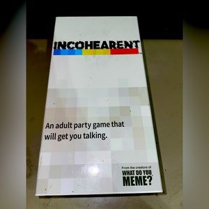 Incohearent (an adult party game that will get you talking.)